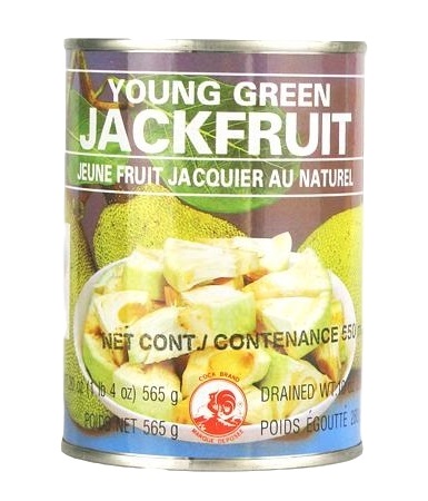 Jackfruit verde in salamoia Cock brand 565g.